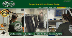 Desktop Screenshot of metaltechproductsinc.com
